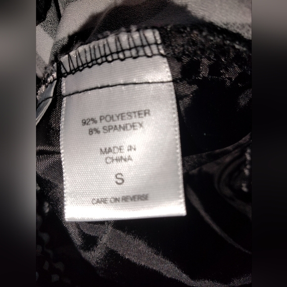 New York & Company (Size S) Black and White Striped Retro Wide-Leg Pull-on Pants - Picture 7 of 10